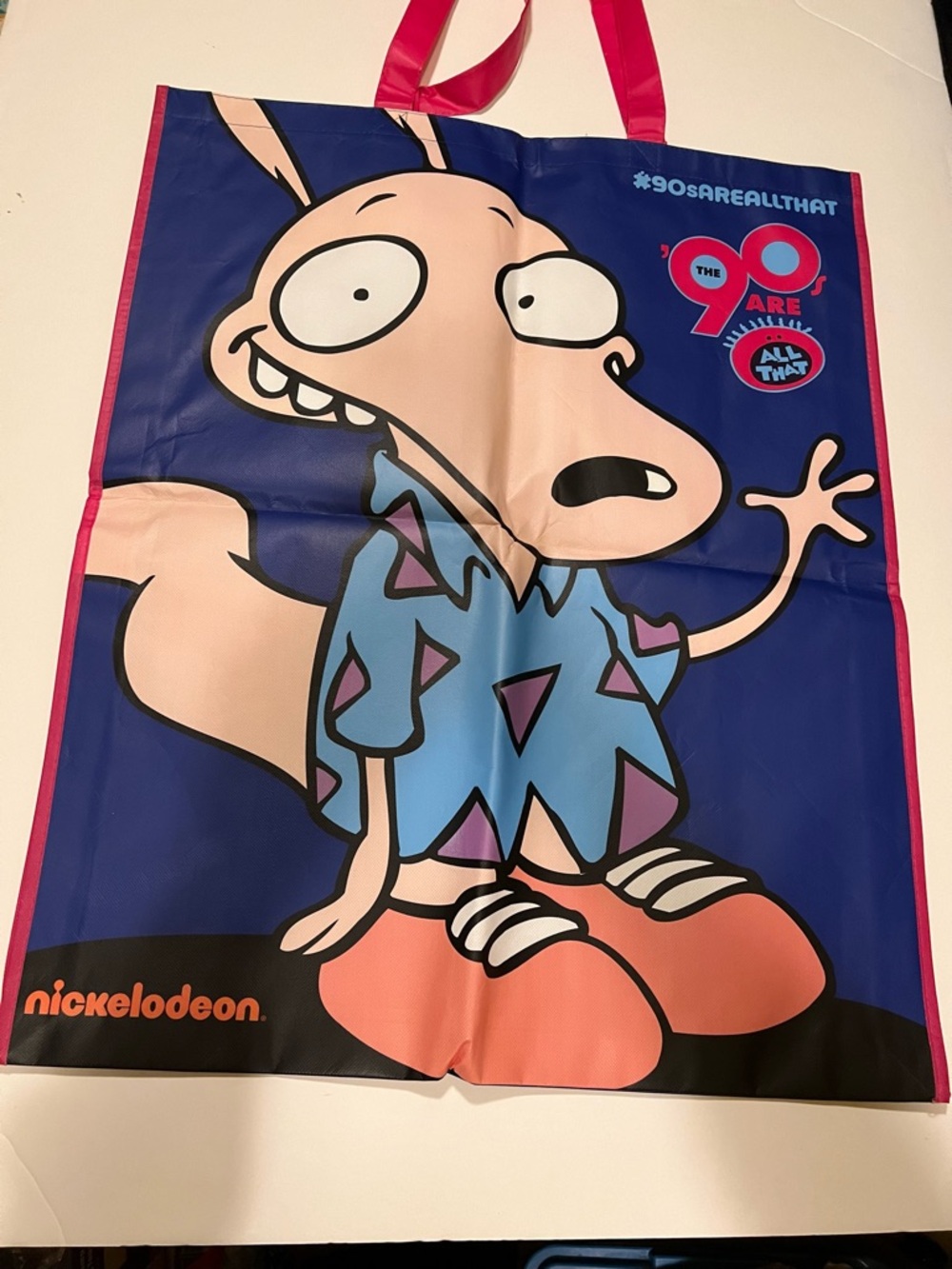 NWOT NICKELODEON SAN DIEGO COMIC CON ROCKO BAG.